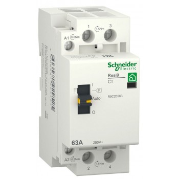 Контактор модульный RESI9 1P+N 63A 2NO Schneider Electric
